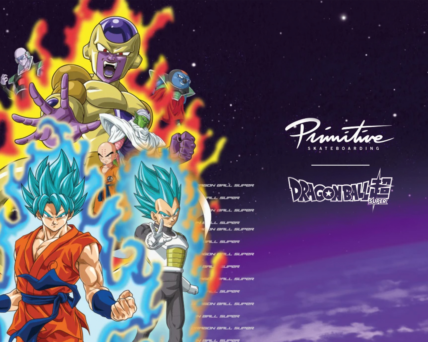 Primitive Dragon Ball Super II Autocollant - Skateboards