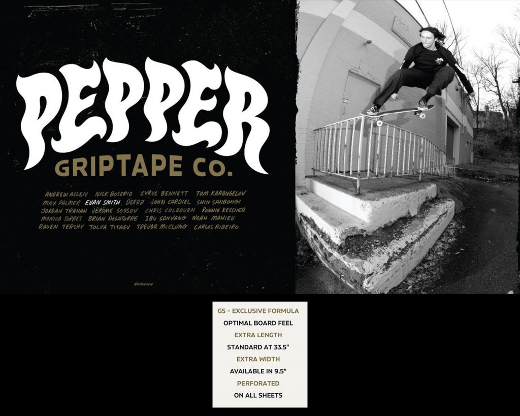 New Brand:  Pepper Grip Tape Co