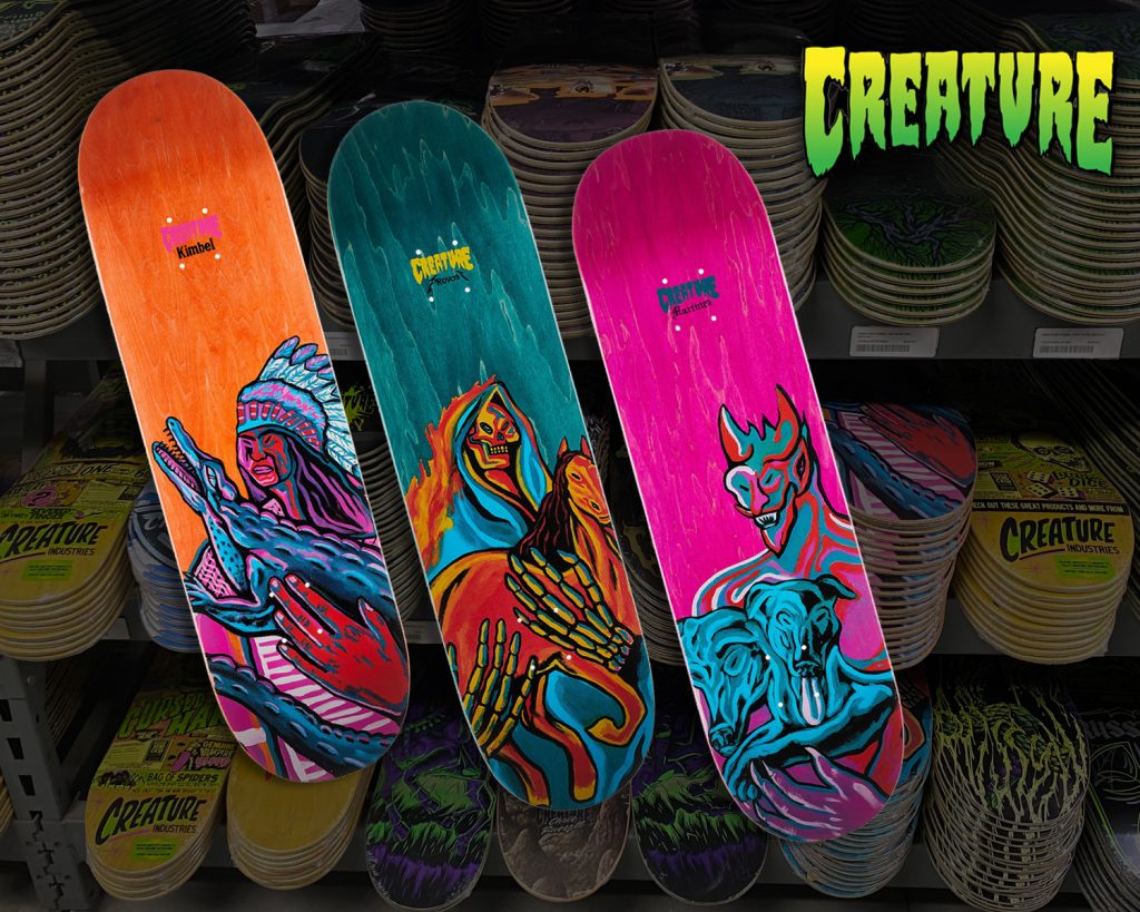 Traveler Series by Creature Skateboards Available Now!