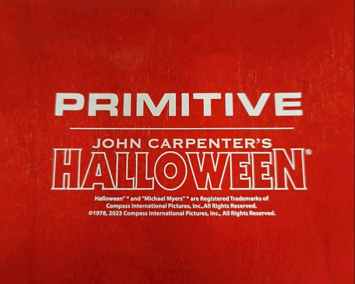 Primitive x John Carpenter's Halloween!
